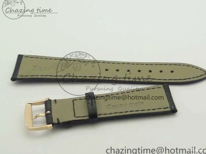 0519 Villeret 6669 RG HG 1:1 Best Edition White Dial On Leather Strap V UrbanStyle 8096